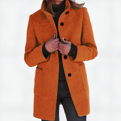 Karil | Klasyczny płaszcz z mieszanki wełny