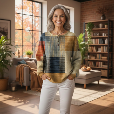 Amelia | Codzienny Damski Sweter z Guzikami