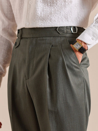 Lissone Wysokie Spodnie Plisowane