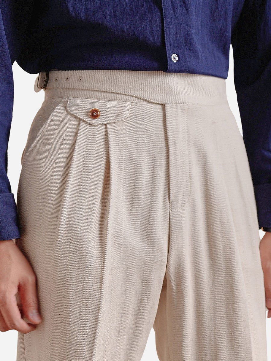 Lniane spodnie Napoli