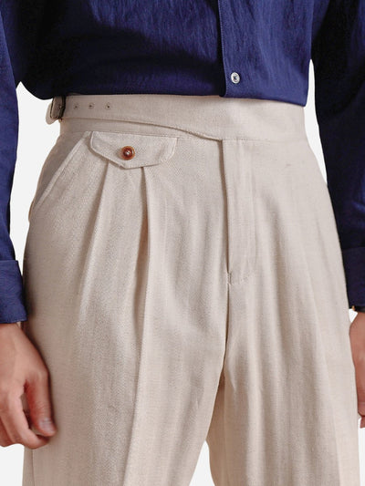 Lniane spodnie Napoli