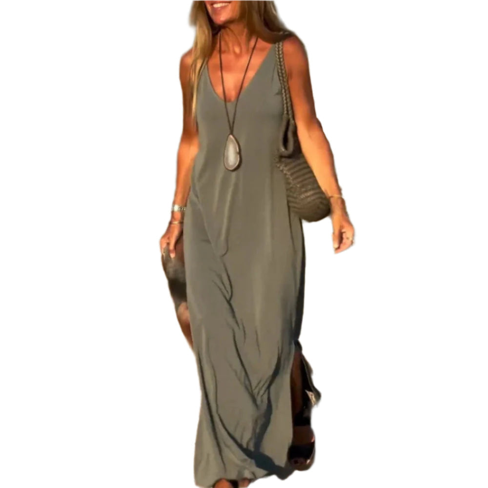 Camila - Oddychająca letnia sukienka maxi dla kobiet