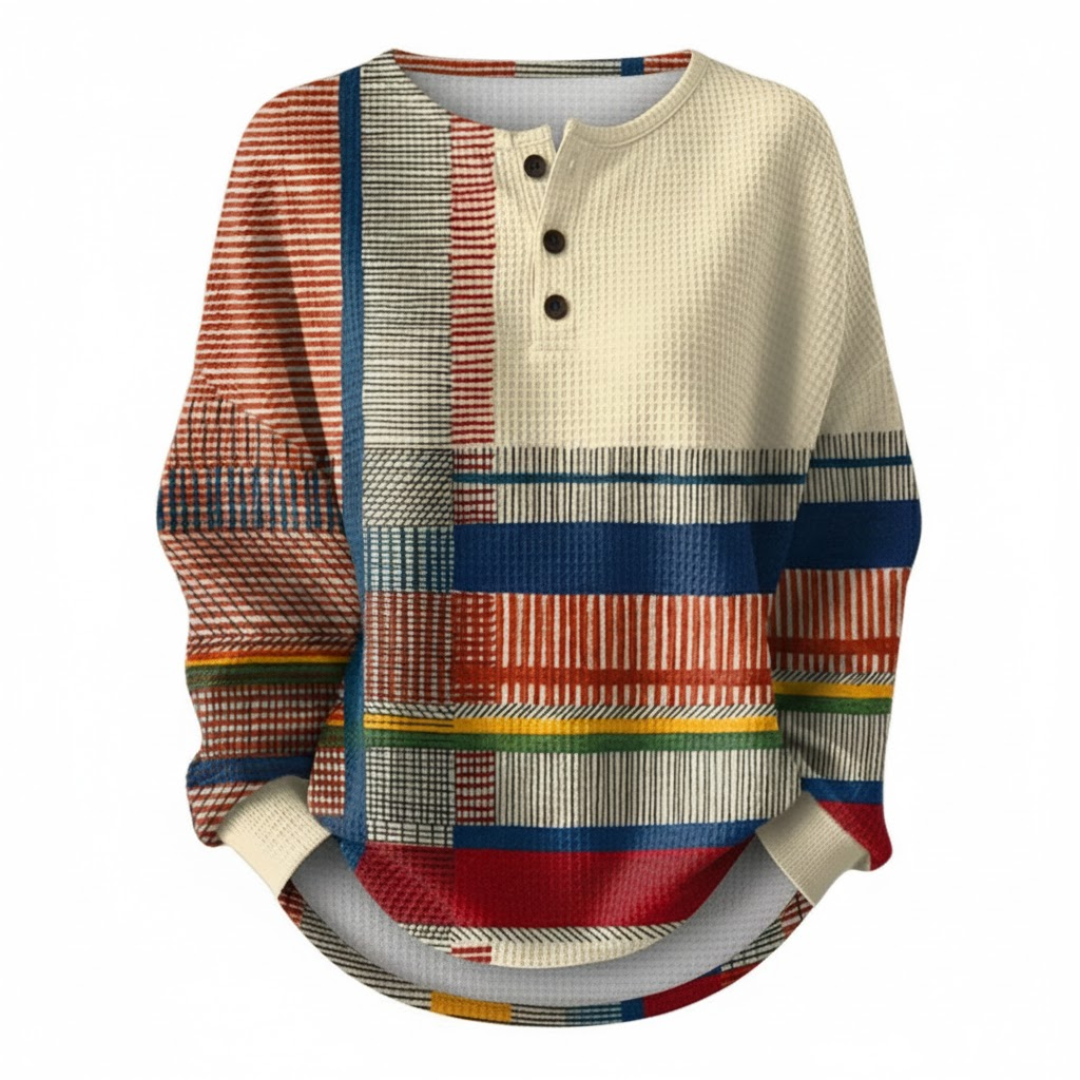 Ewa | Dwuwarstwowy Sweter Waffle dla Kobiet