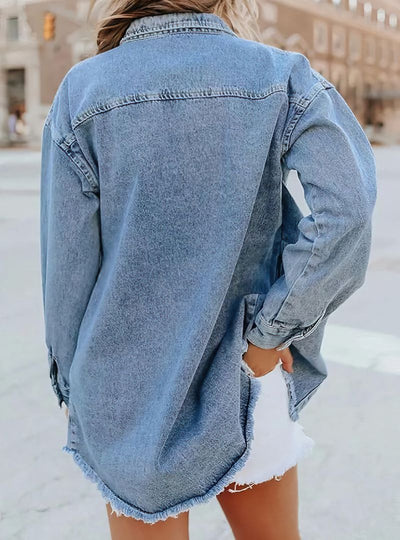 Aurelia - Klasyczna Codzienna Kurtka Dżinsowa