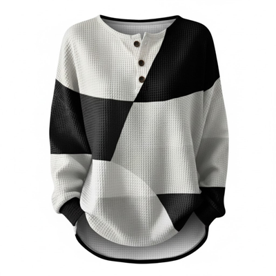 Dorota | Dwuwarstwowy Sweter Waffle dla Kobiet