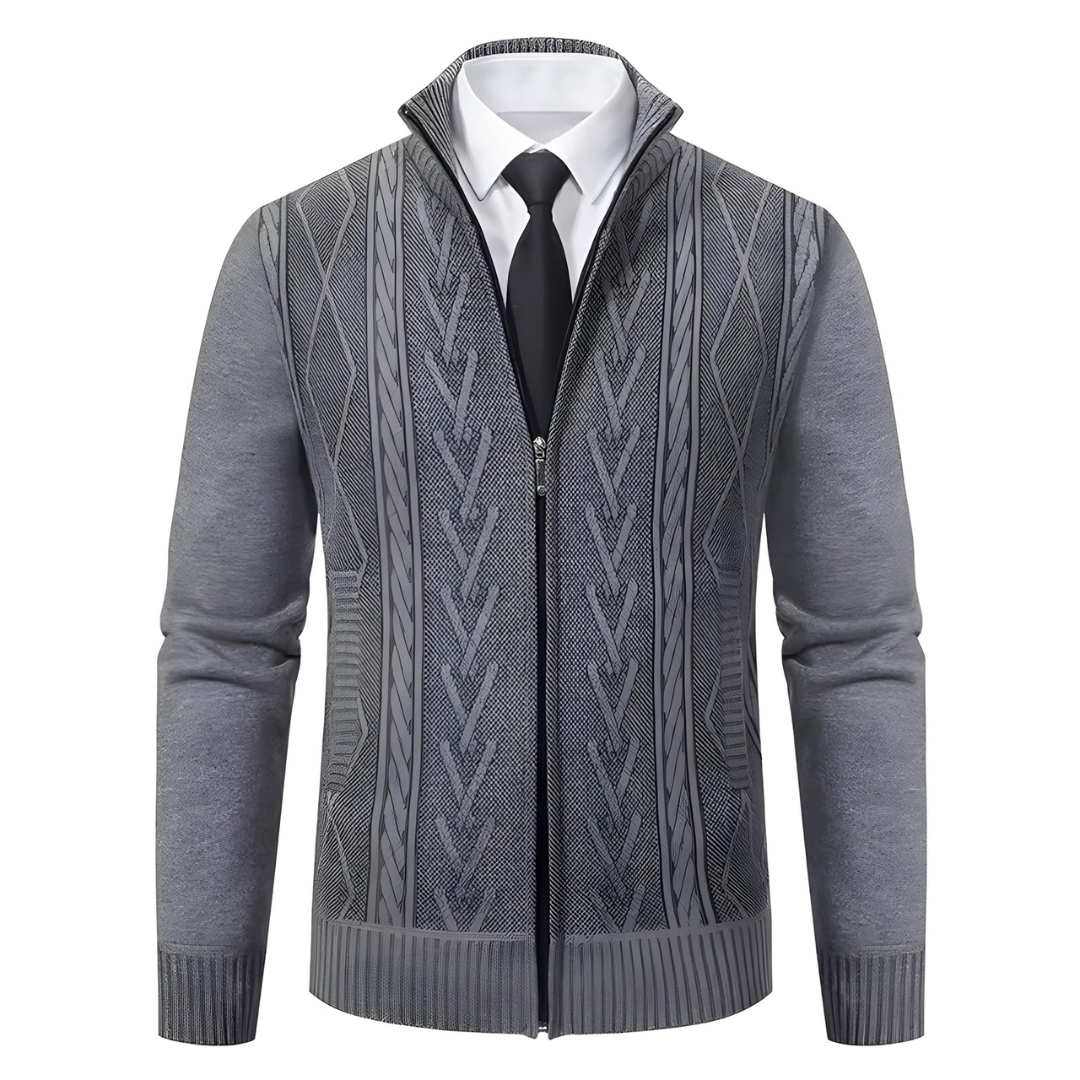 Krzysztof | Ciepły Dzianinowy Sweter o Nowoczesnym Kroju