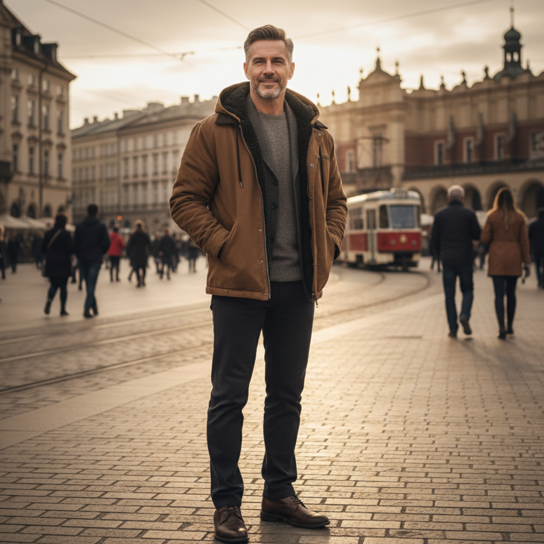 Georg | Elegancka Kurtka w Casualowym Stylu