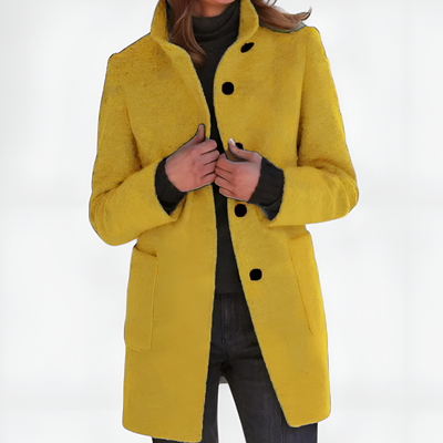 Karil | Klasyczny płaszcz z mieszanki wełny